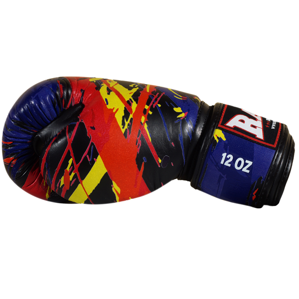 Raja Boxing "Paint" Боксерские Перчатки Тайский Бокс Черный