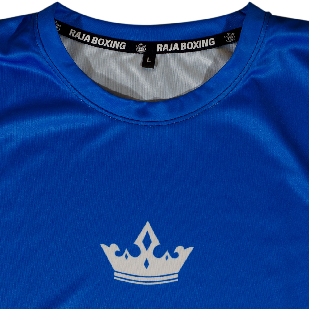 Raja Boxing Футболка Тайский Бокс Тренировочная Синяя