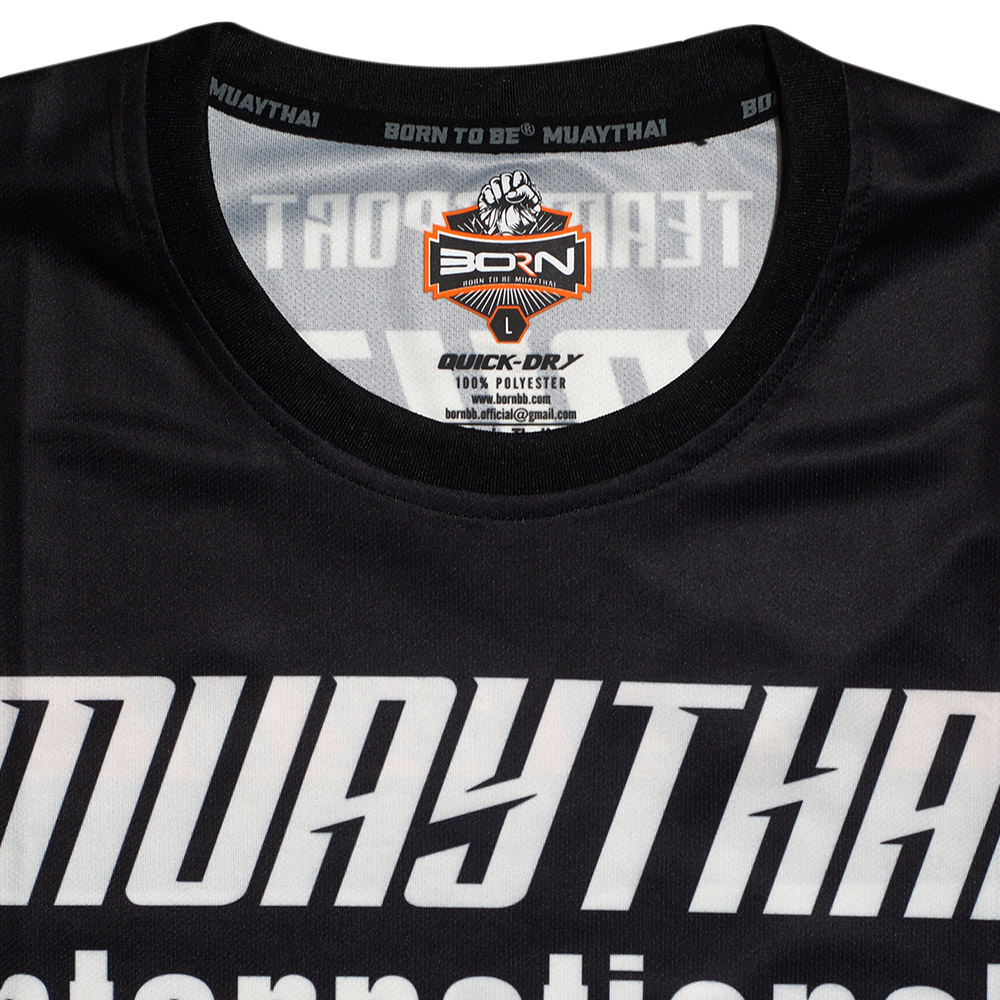 Born To Be PSBT-15 Футболка Тайский Бокс Тренировочная Длинный Рукав