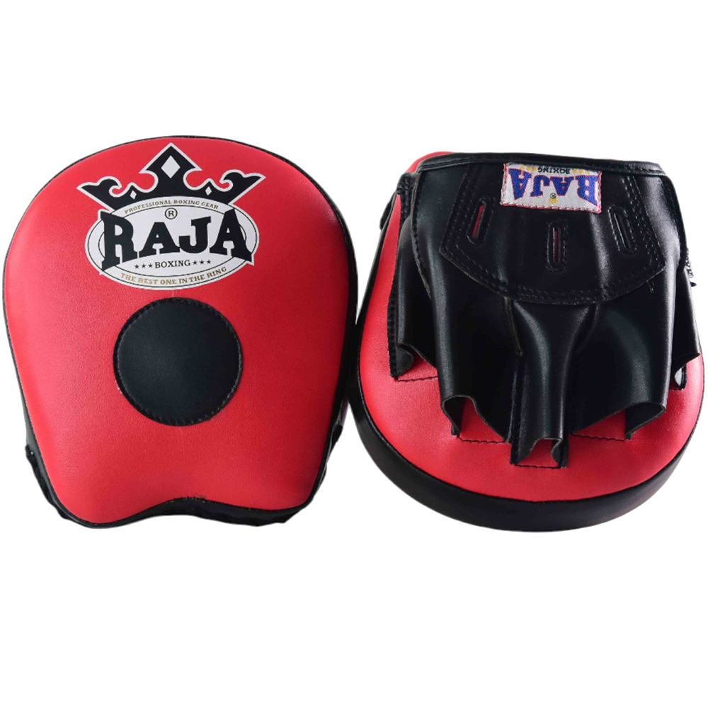 Raja Boxing RPM-3 Лапы Боксерские Тайский Бокс Красно-Черные