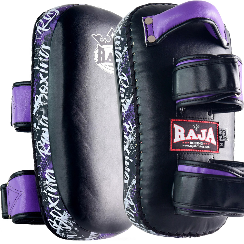 Raja Boxing "Racer" Тайские Пады Тайский Бокс Black-Blue
