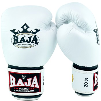 Raja Boxing "Single" Боксерские Перчатки Тайский Бокс Белый 