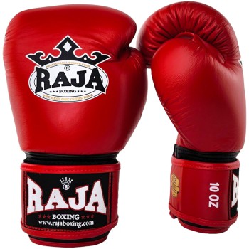 Raja Boxing "Single" Боксерские Перчатки Тайский Бокс Красный