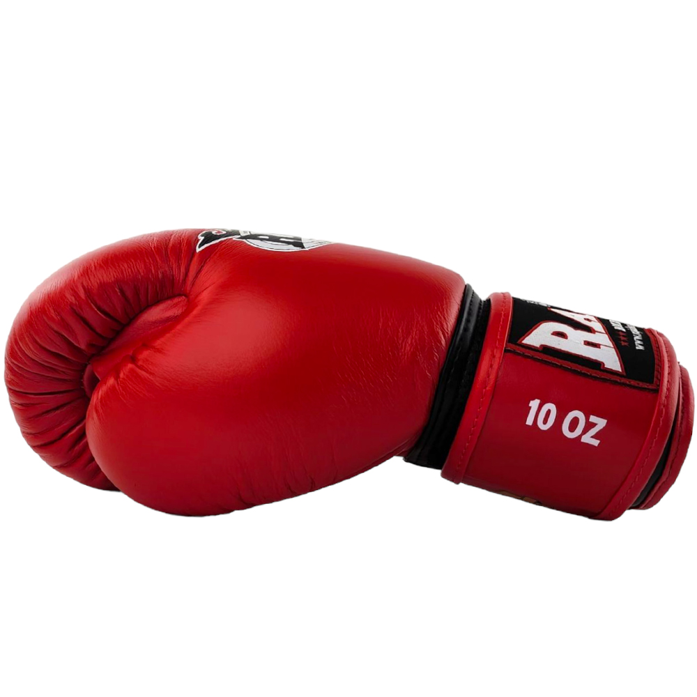 Raja Boxing "Single" Боксерские Перчатки Тайский Бокс Красный