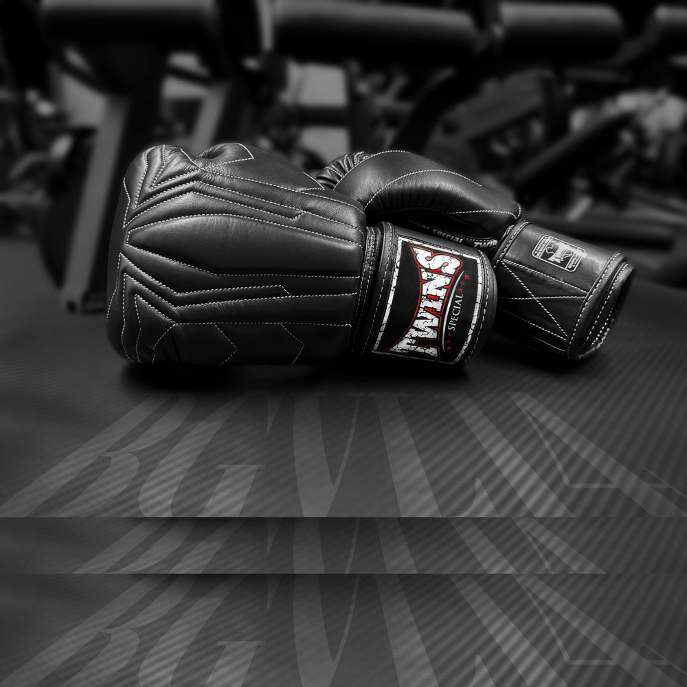 Twins Special BGVL14 Боксерские Перчатки Тайский Бокс Черные