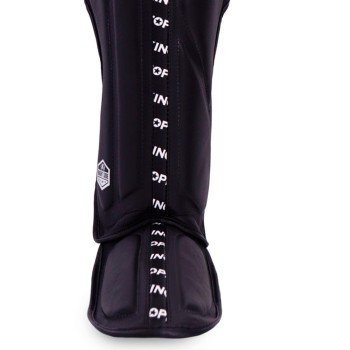 Top King "Full Impact Single Tone" Защита Голени Тайский Бокс Black