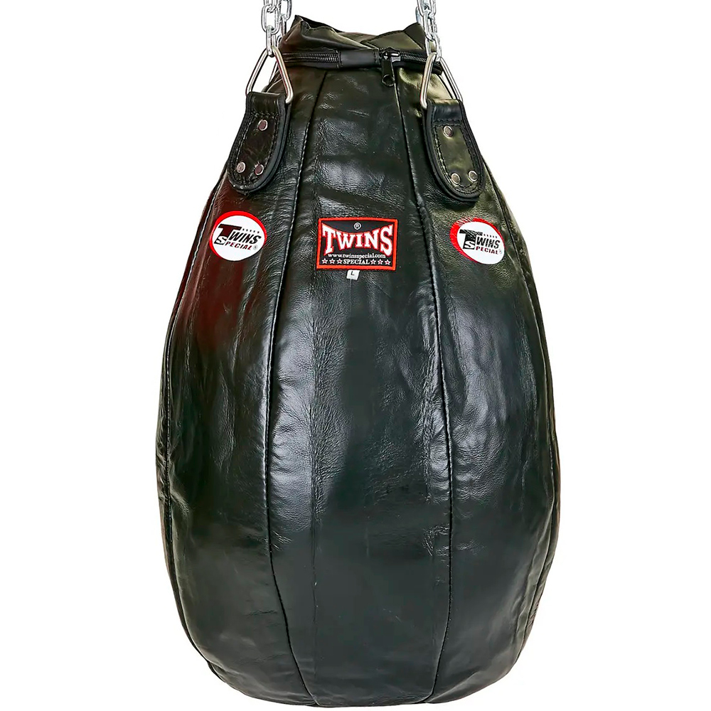 Twins Special PPL1 Боксерская Груша Тайский Бокс Натуральная Кожа Черная Размер S