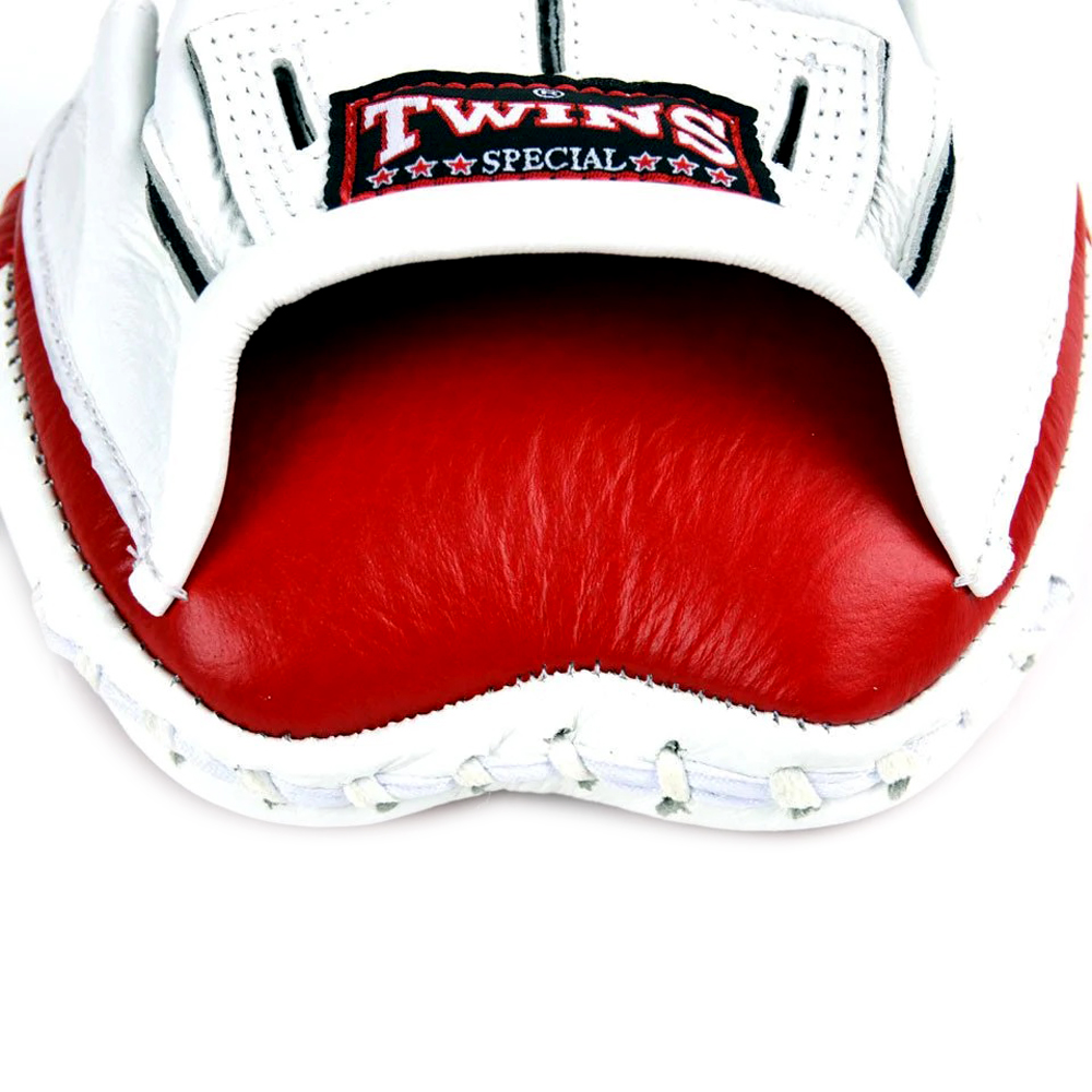 Twins Special PML13 Лапы Боксерские Тайский Бокс Ладошки "Speed Mitts" Красно-Белые