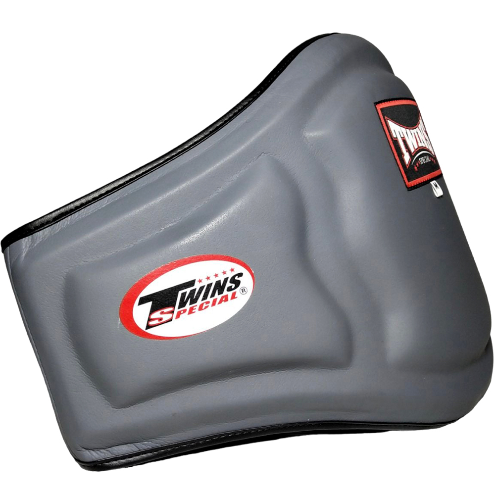 Twins BEPL3 Пояс Тренера Натуральная Кожа Тайский Бокс Серый