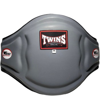 Twins Special BEPL3 Пояс Тренера Натуральная Кожа Тайский Бокс Серый