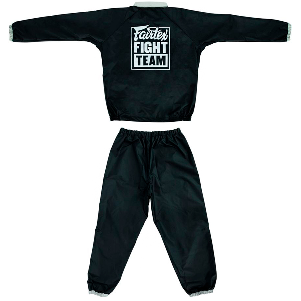 Fairtex VS4 Костюм Cауна Сгонка "Vinyl Sweat Suit" Черно-Серая