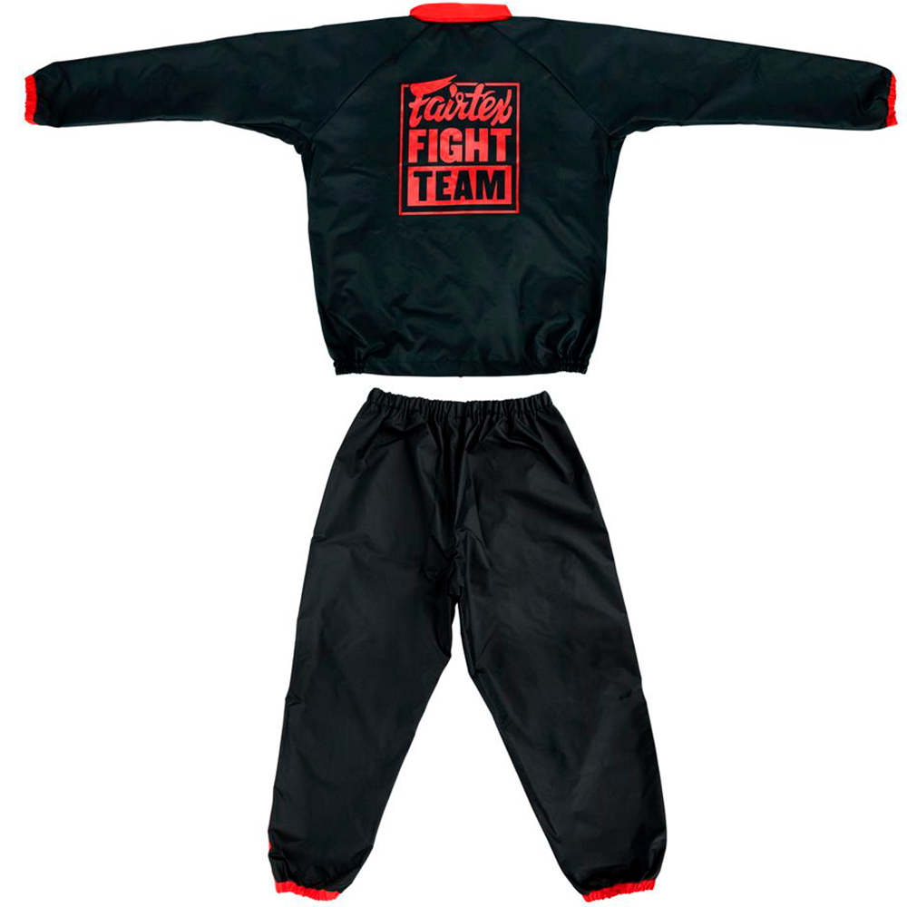 Fairtex VS4 Костюм Cауна Сгонка "Vinyl Sweat Suit" Черно-Красная