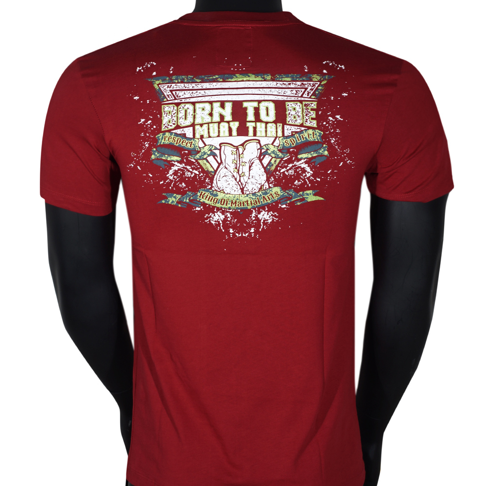 Born To Be MT8052 Футболка Тайский Бокс Бордо