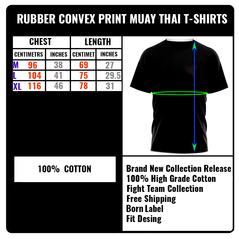 Футболка Тайская Сак Янт Тату Хлопок "Garuda" Резиновый Выпуклый Принт Черная с Красным