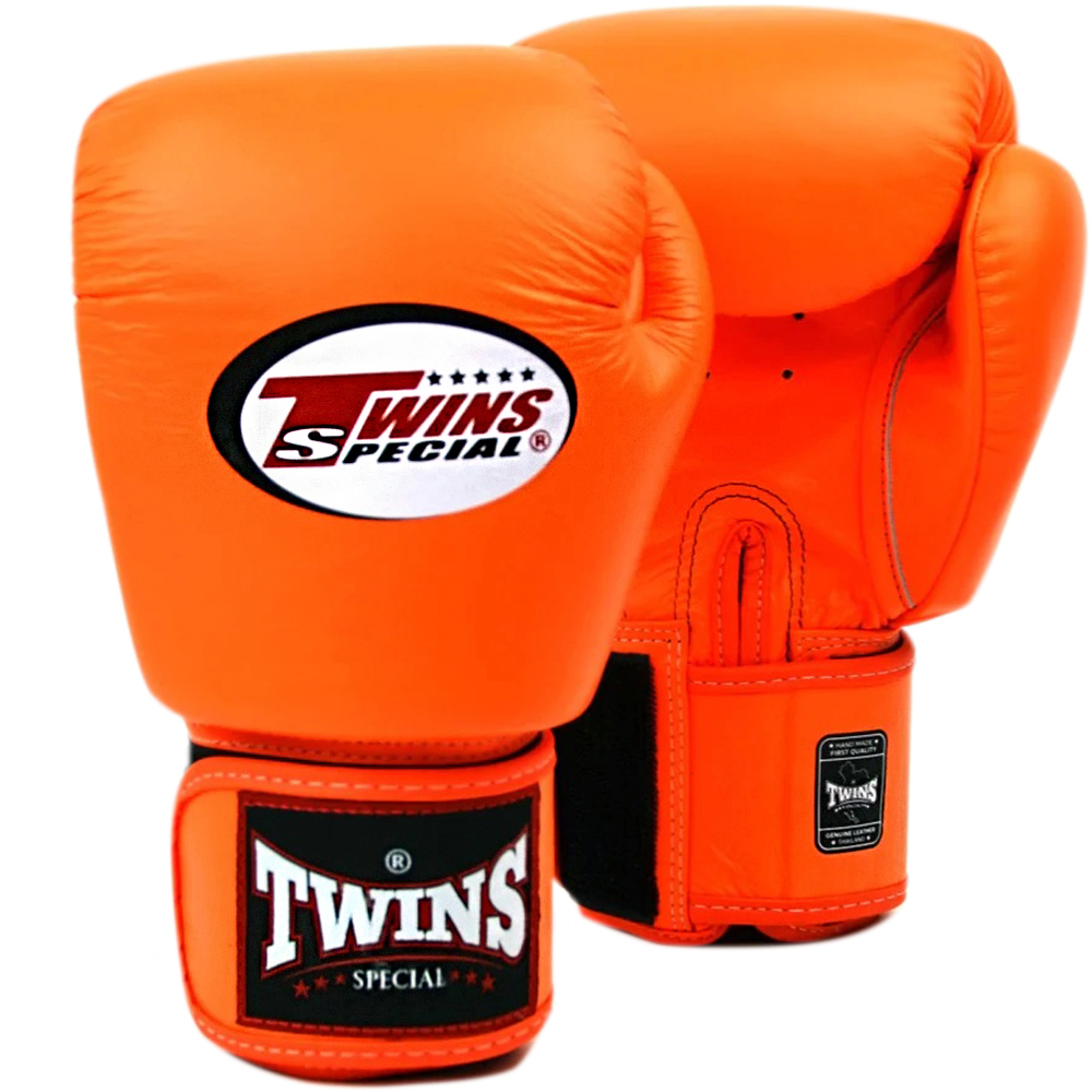 Twins Special BGVL3 Боксерские Перчатки Тайский Бокс Оранжевые