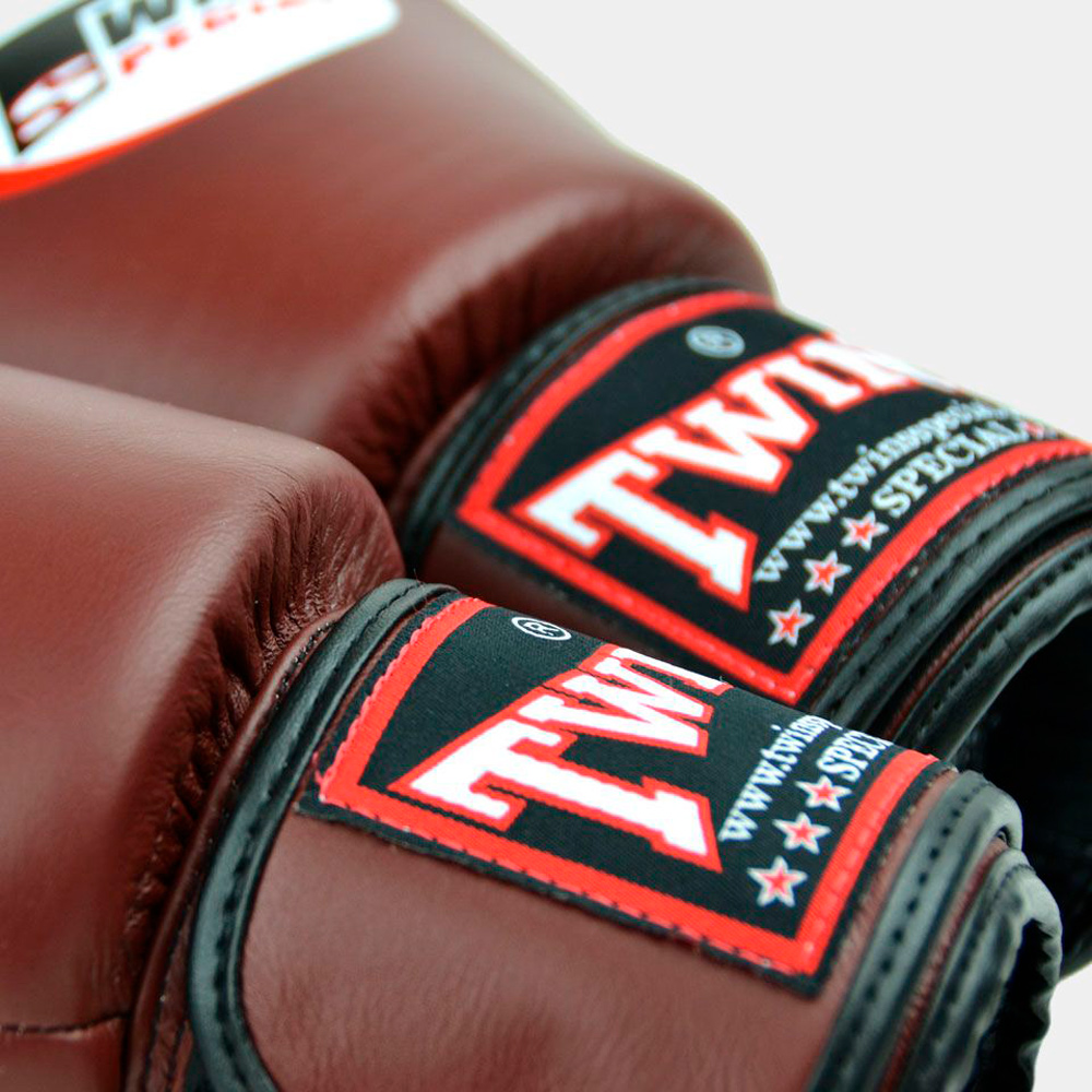 Twins Special BGVL3 Боксерские Перчатки Тайский Бокс Темно-Коричневые