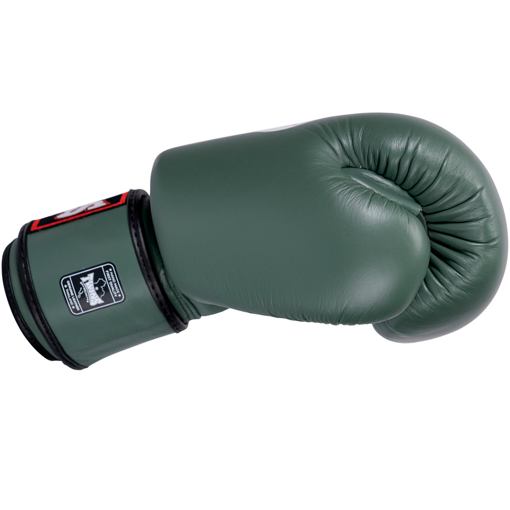 Twins Special BGVL3 Боксерские Перчатки Тайский Бокс Олива