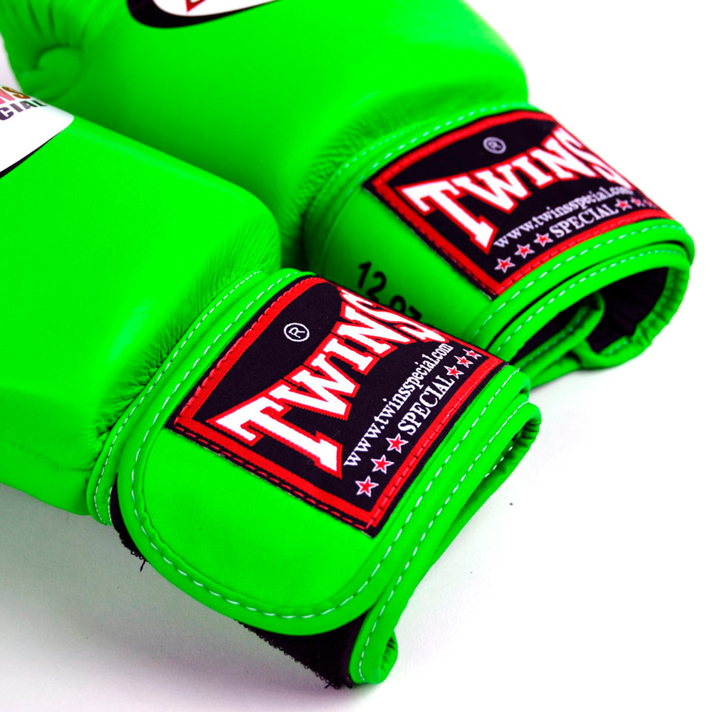 Детские Боксерские Перчатки Twins Special BGVL3 Тайский Бокс Лайм