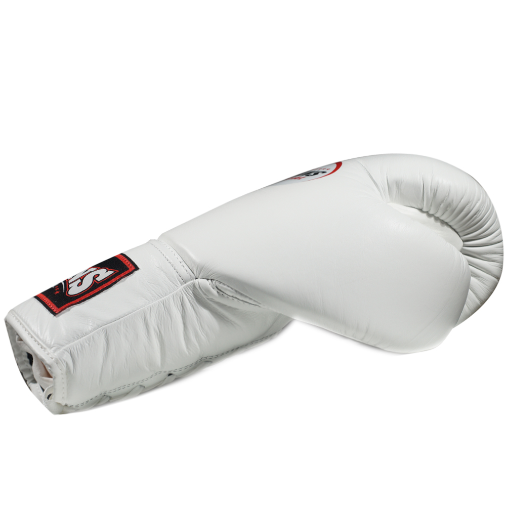 Twins Special BGLL1 Боксерские Перчатки Тайский Бокс Шнуровка Красные