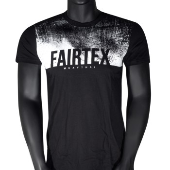 Fairtex TST166 Футболка Тайский Бокс Круглый Вырез Черный