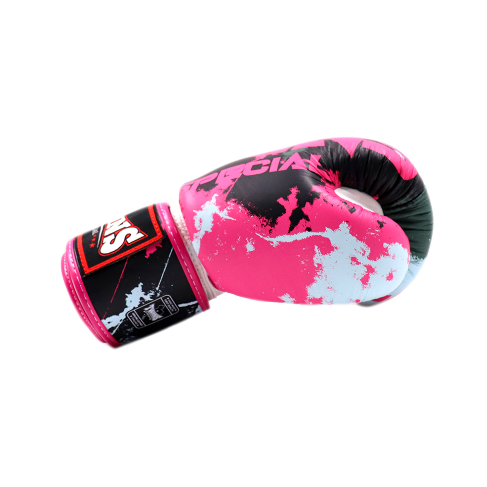 Twins Special FBGVL3-61 Боксерские Перчатки Тайский Бокс White-Pink