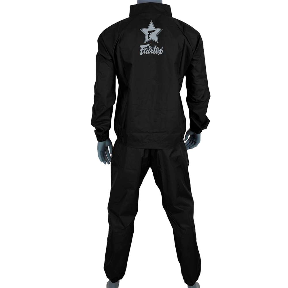 Fairtex VS3 Костюм Cауна Сгонка "Vinyl Sweat Suit" Черно-Серая