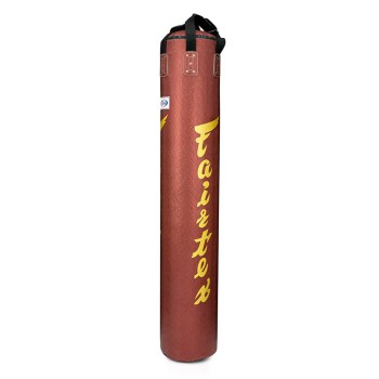 Fairtex HB6PY Мешок Боксерский Тайский Бокс Тайский Банан "Muay Thai Banana Bag Python Print”  Красно-Золотой