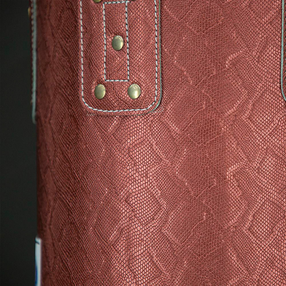 Fairtex HB6PY Мешок Боксерский Тайский Бокс Тайский Банан "Muay Thai Banana Bag Python Print”  Красно-Золотой