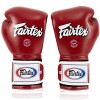 Fairtex BGV9 Боксерские Перчатки Мексиканский Стиль "Heavy Hitter's" Красные
