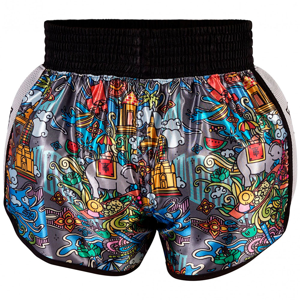 Top King TKTBS-224 Шорты Тайский Бокс Белая Сетка