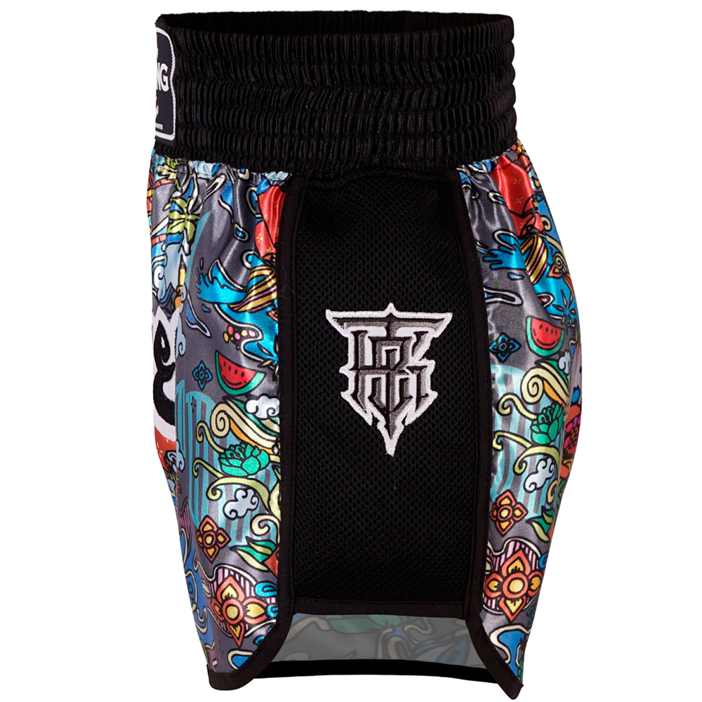 Top King TKTBS-224 Шорты Тайский Бокс Черная Сетка