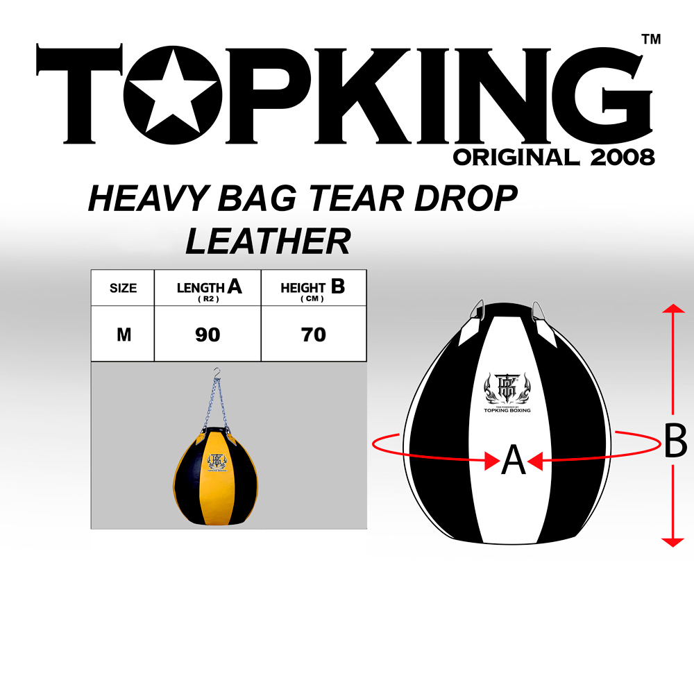 Top King TKHBT-GL Боксерская Груша Тайский Бокс Натуральная Кожа Размер M