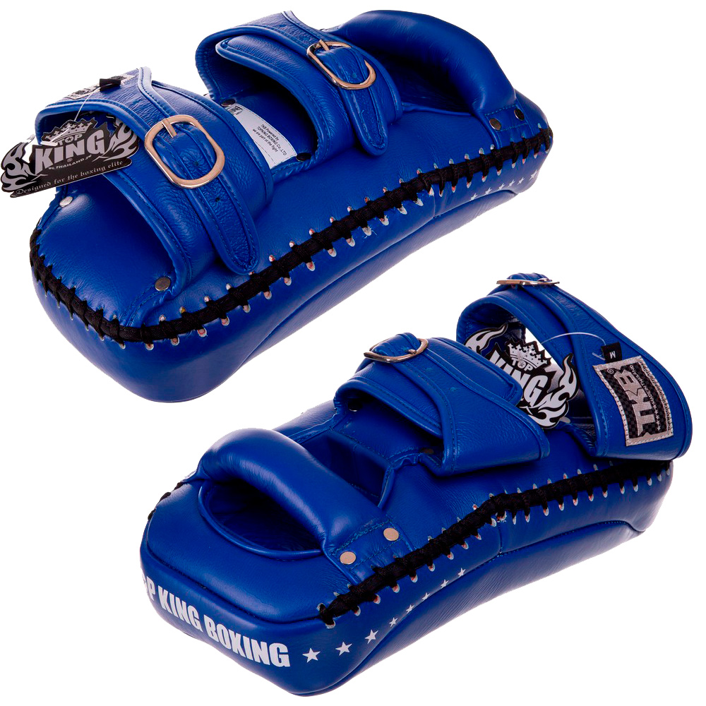 Top King TKKPE "Extreme" Тайские Пады Изогнутые Тайский Бокс На Пряжках Размер XL