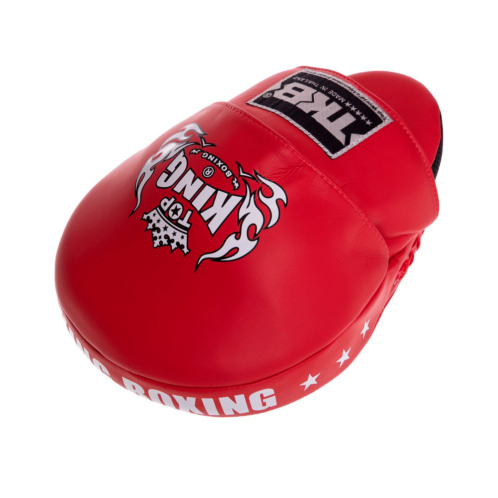 Top King TKFMS Лапы Гнутые Боксерские Тайский Бокс Красные