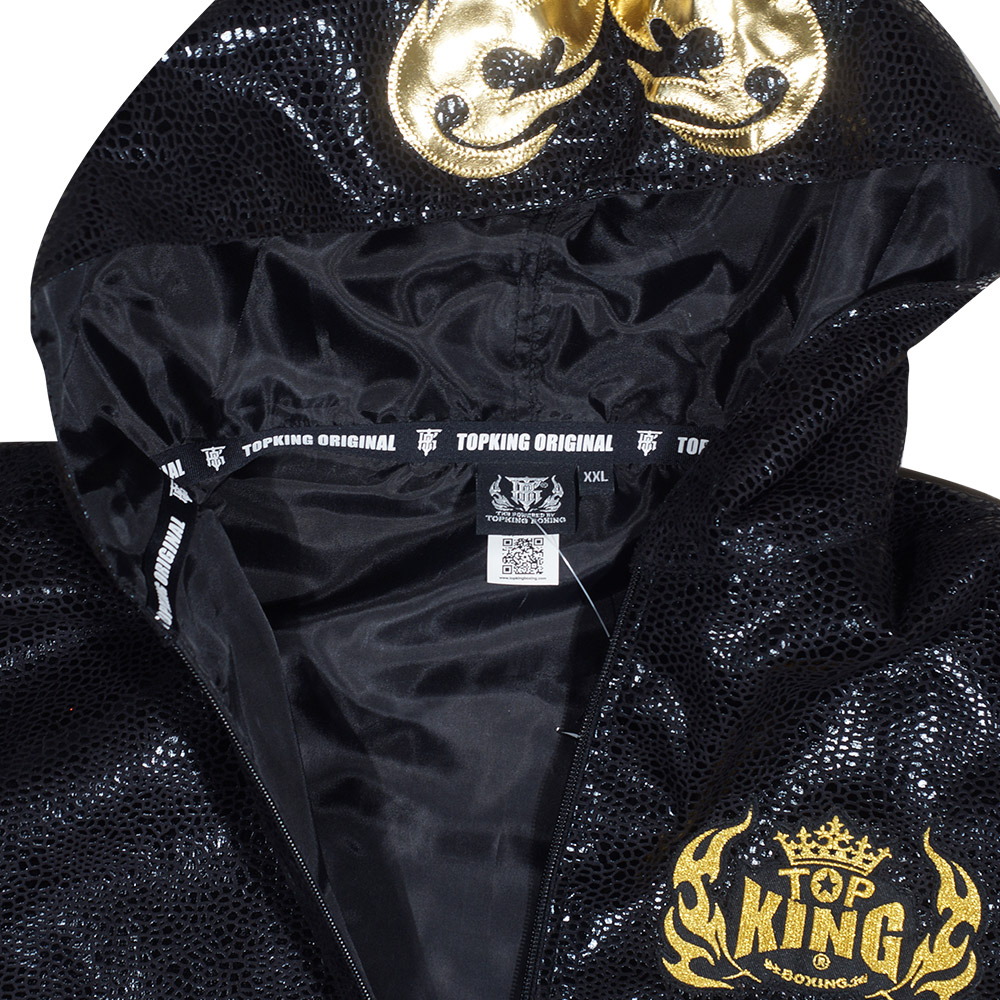 Top King TKWIJ Куртка Безрукавка Для Выхода На Ринг Тайский Бокс Черная