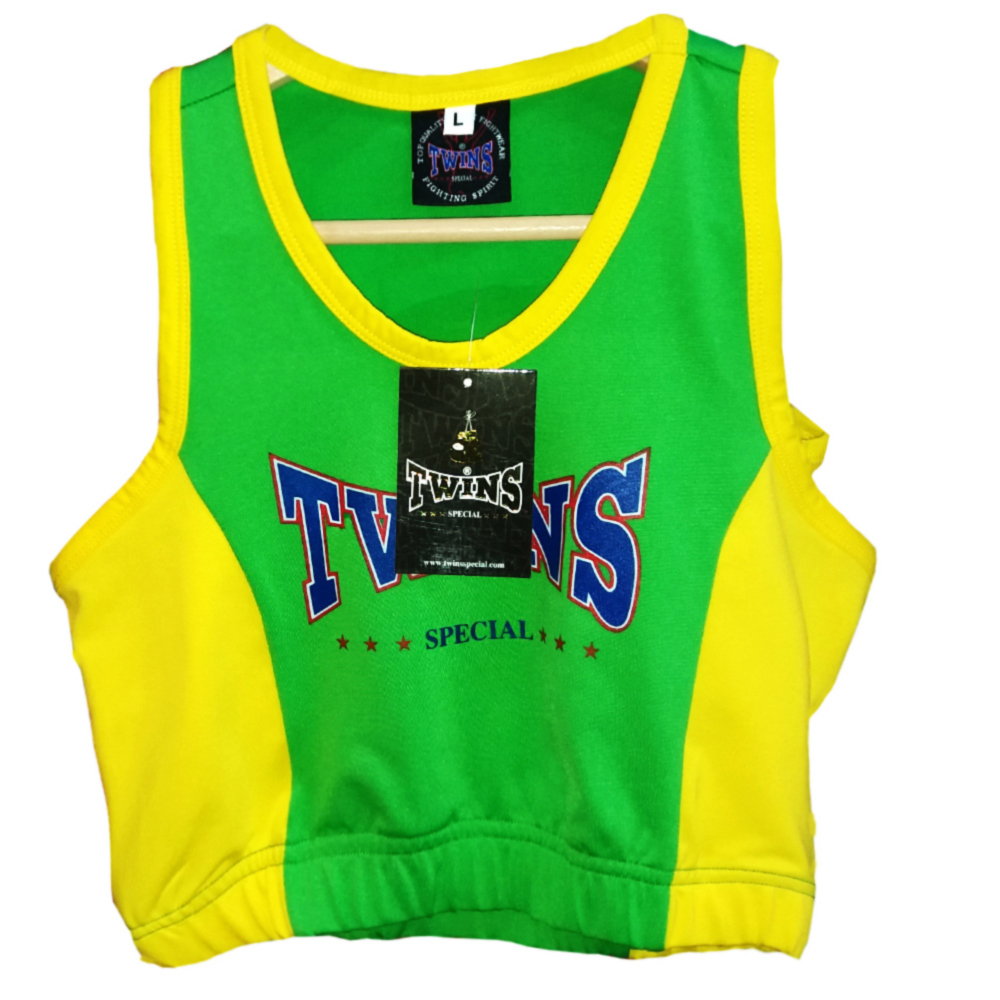 Twins Special  Женский Топик Тайский Бокс Зеленый Размер S