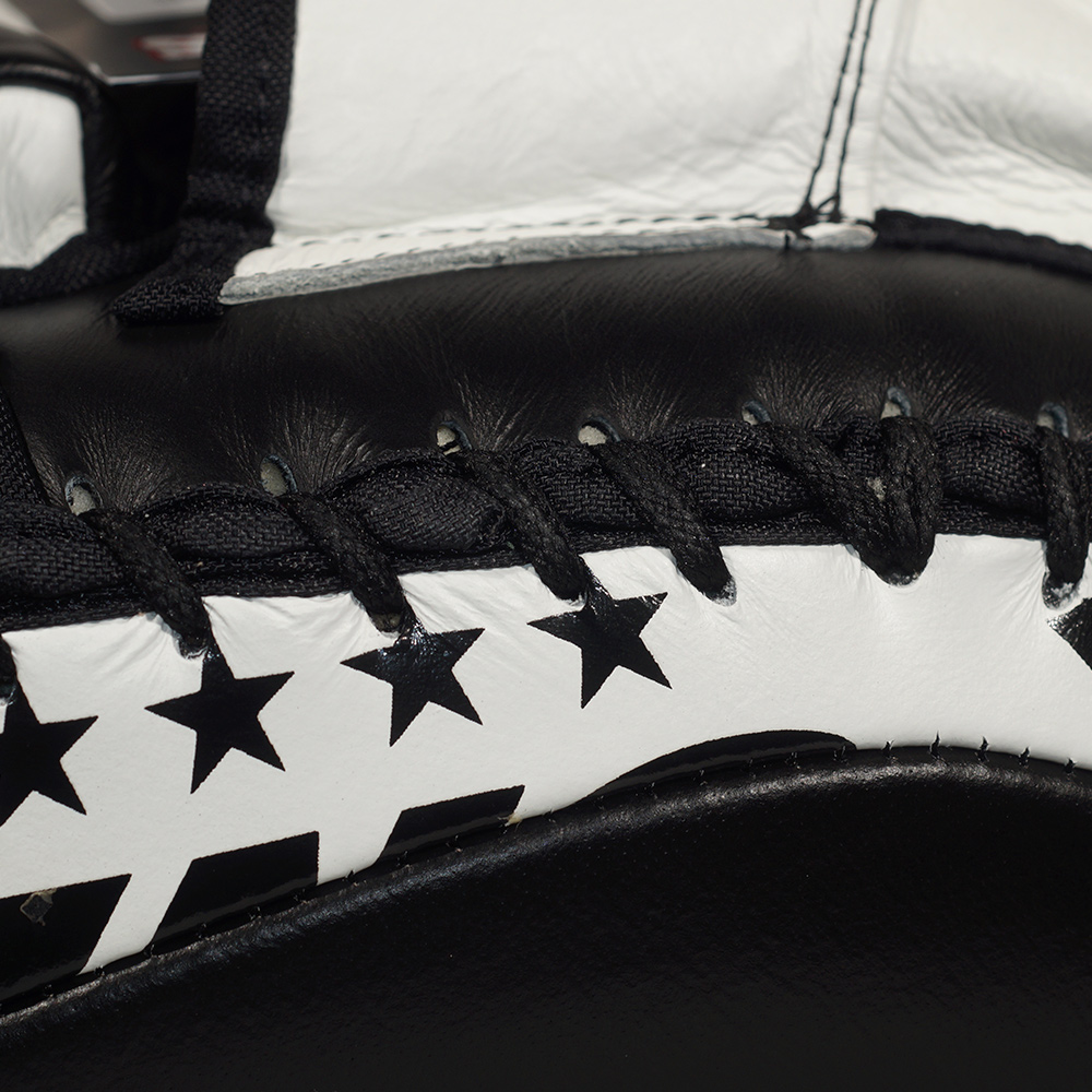 Twins Special PML23 Тайские Лапы-Пады Тайский Бокс Гибрид "Hybrid Focus Mitts" Черно-Белые 