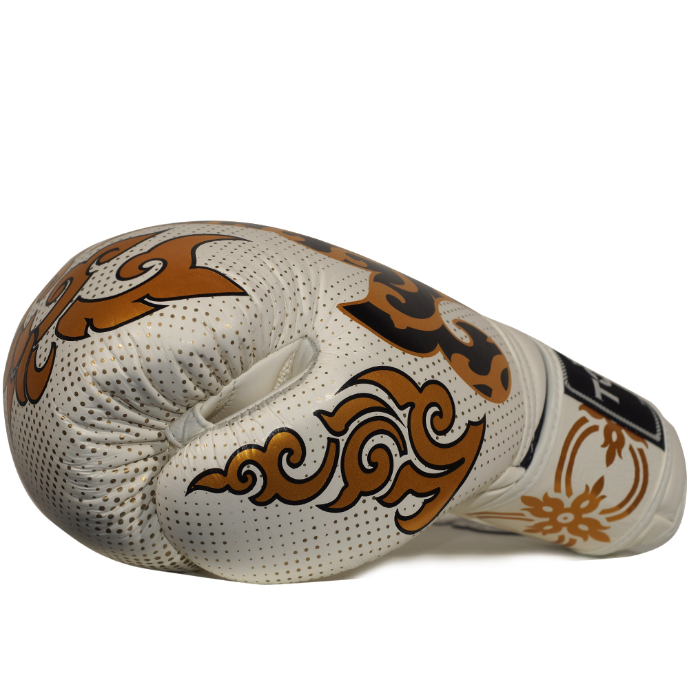 Top King TKBGKN-01 Боксерские Перчатки Тайский Бокс "Kanok" Белые