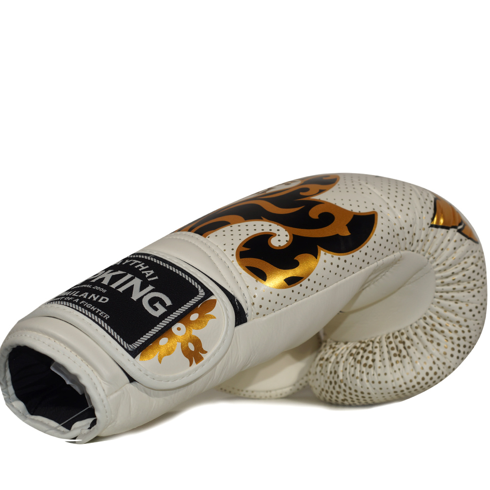 Top King TKBGKN-01 Боксерские Перчатки Тайский Бокс "Kanok" Белые