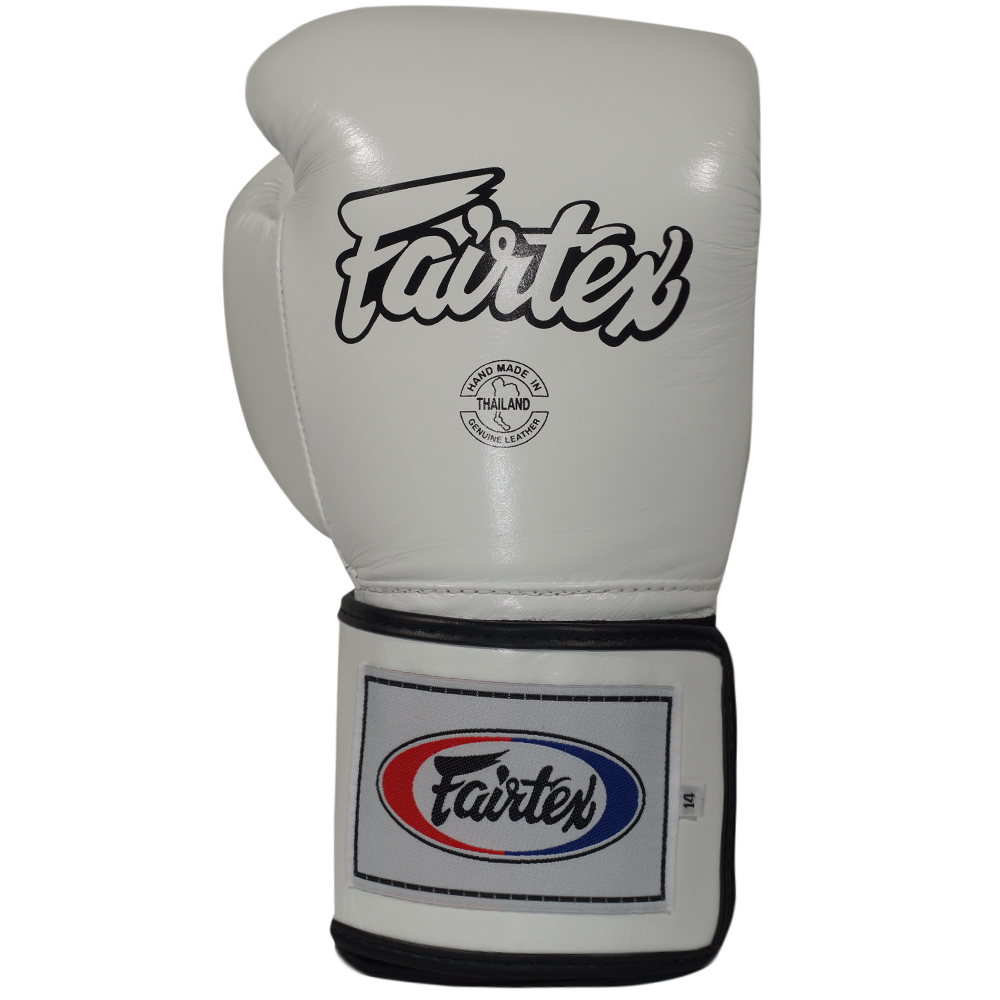 Fairtex BGV5 Боксерские Перчатки Тайский Бокс "Super Sparring" Белые