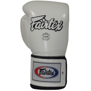 Fairtex BGV5 Боксерские Перчатки Тайский Бокс "Super Sparring" Белые