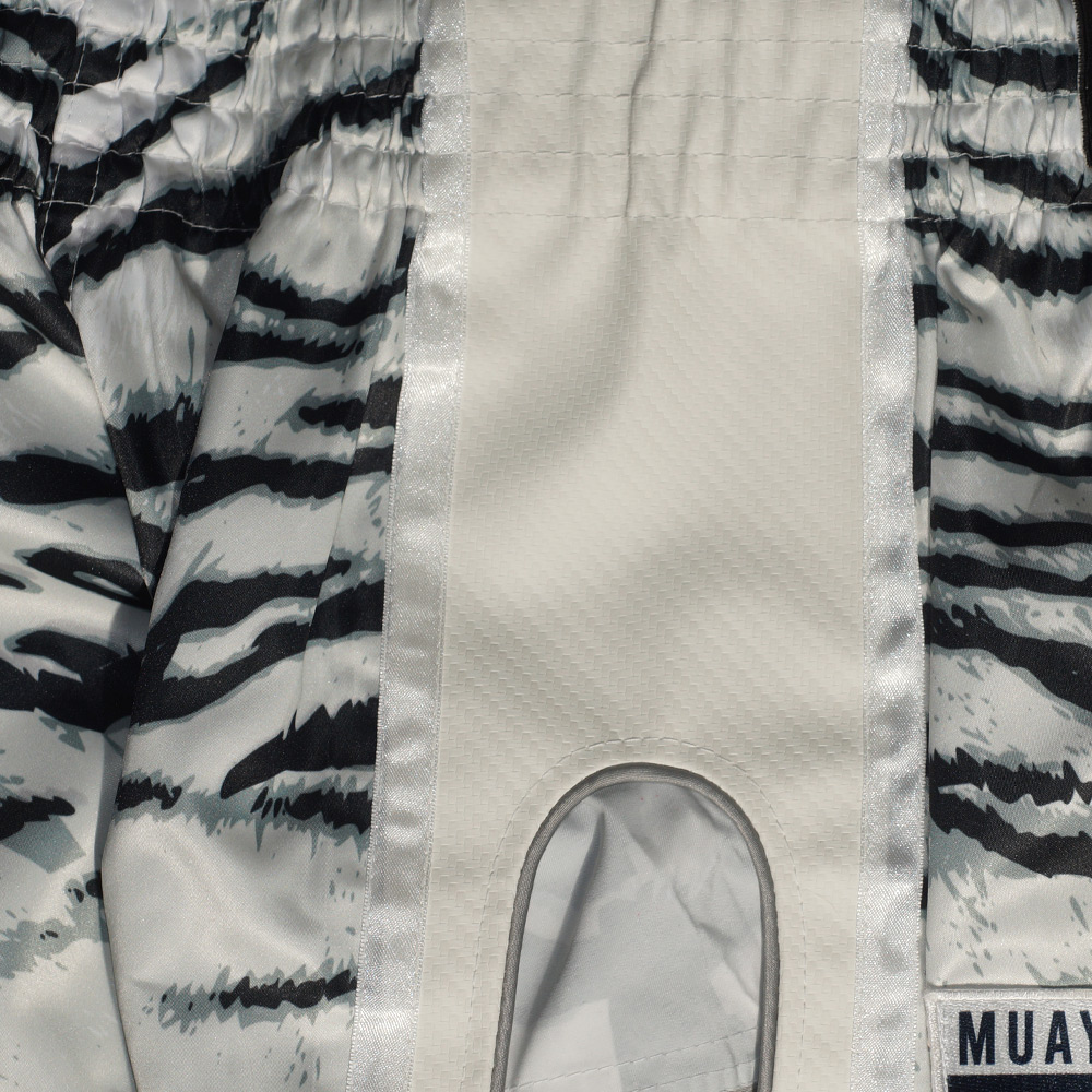 Детские шорты Fairtex BSK2103 Тайский бокс "White Tiger"