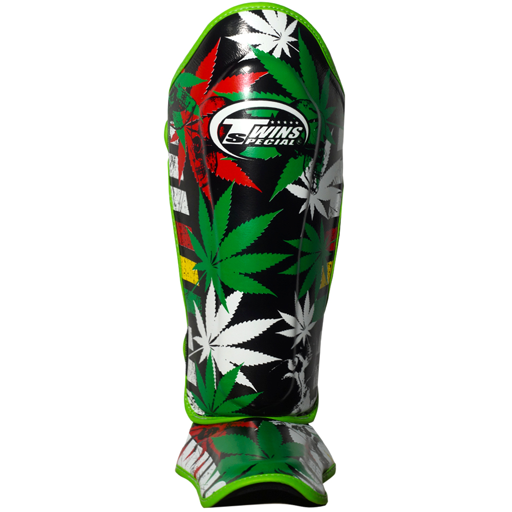 Twins Special FSGL10-54 Защита Голени "Grass" Тайский Бокс 