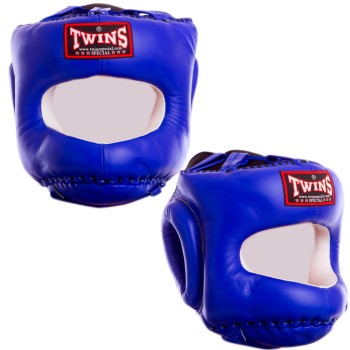 БОКСЕРСКИЙ ШЛЕМ БАМПЕР TWINS HGL-10 BLUE