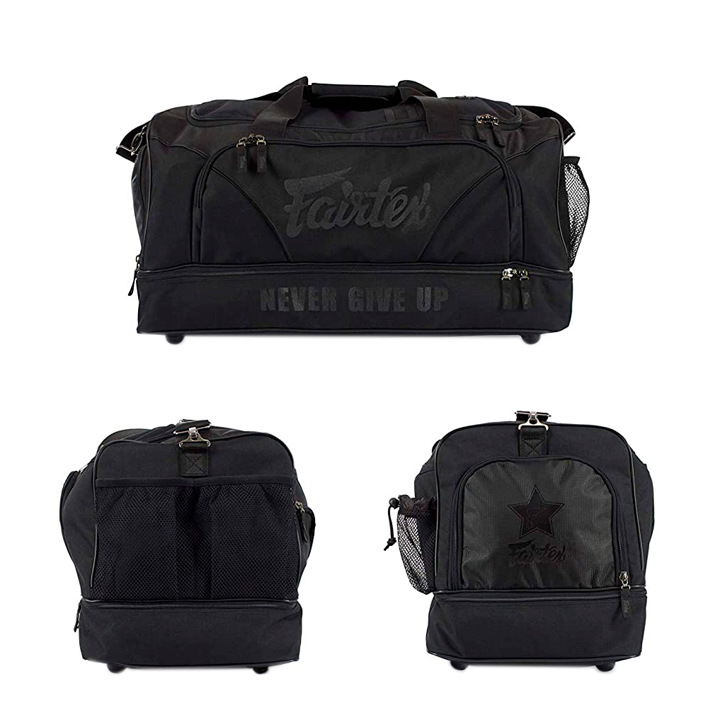 Fairtex BAG2 Сумка Спортивная Тайский бокс Solid Black