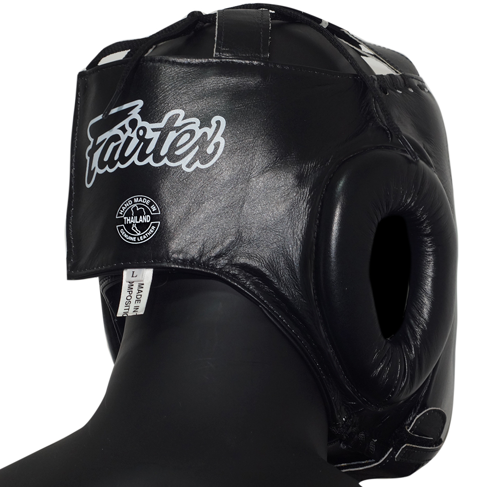 Fairtex HG4 Боксерский Шлем Тайский Бокс "Full Face" Черный