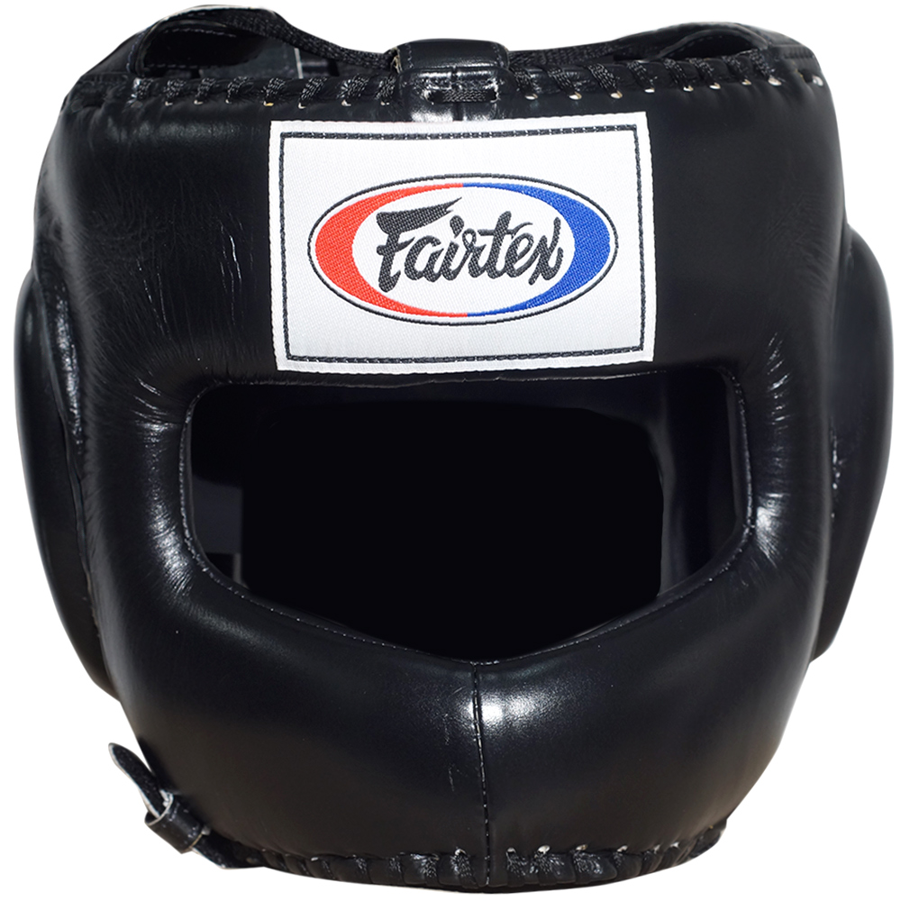 Fairtex HG4 Боксерский Шлем Тайский Бокс "Full Face" Черный