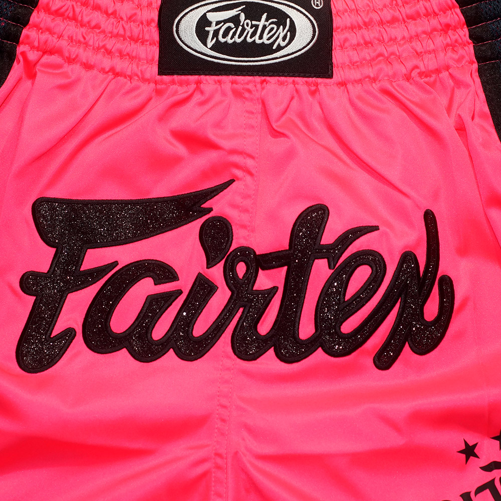 Fairtex BS1714 Шорты Тайский Бокс "Slim" Shocking Pink