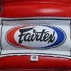 Fairtex BGL7 Pro Боксерские Перчатки Lace Up Шнурки Мексиканский Стиль Красно-Белые 