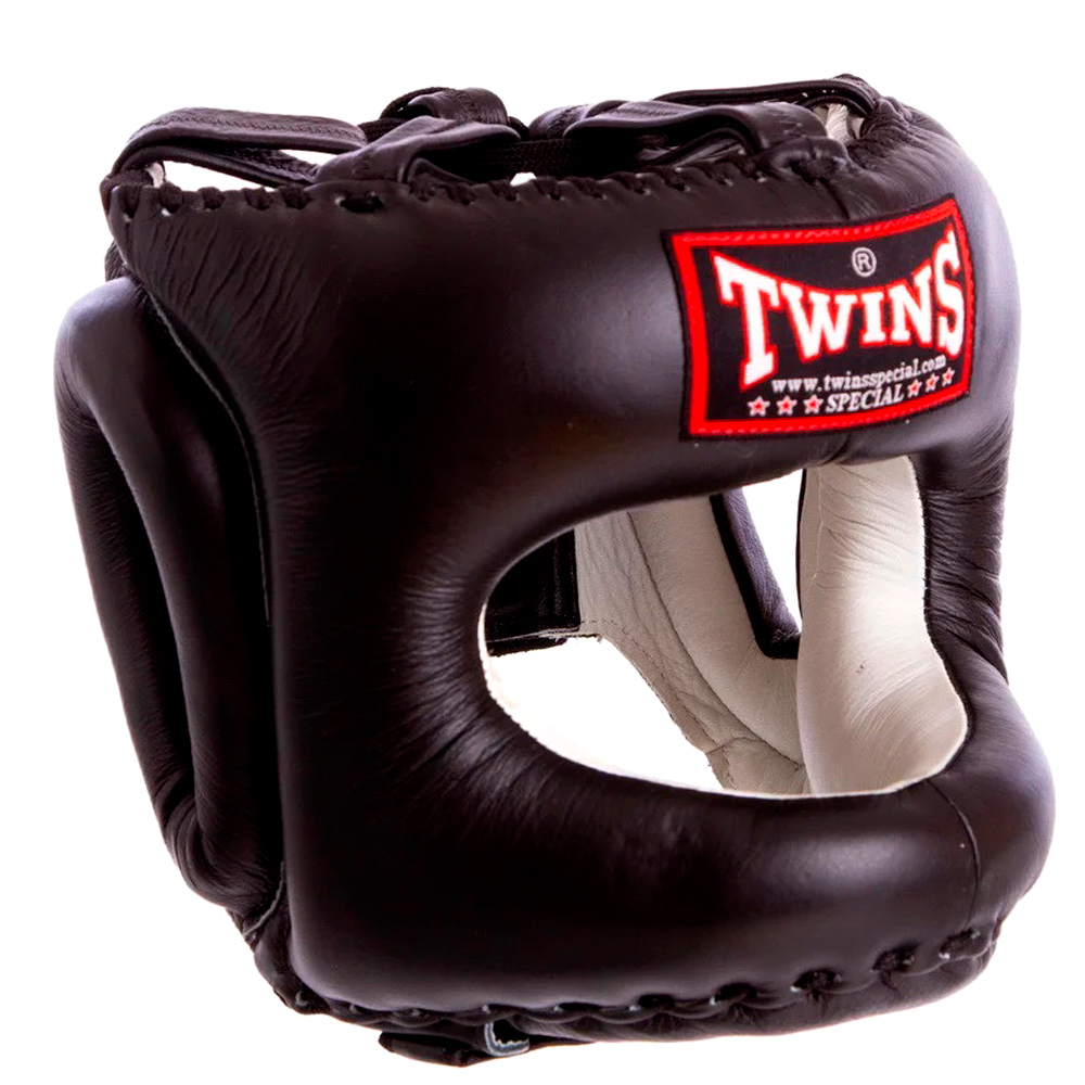 БОКСЕРСКИЙ ШЛЕМ ТАЙСКИЙ БОКС TWINS SPECIAL HGL-10 BLACK